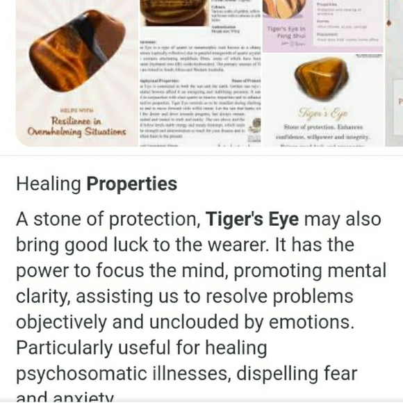 NWT Handcrafted Tiger's Eye & Gold Beads Earrings - Picture 7 of 7